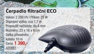 Čerpadlo filtrační ECO Hippo