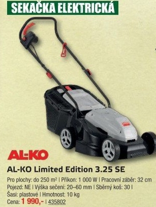 Elektrická rotační sekačka AL-KO Classic 3,25
