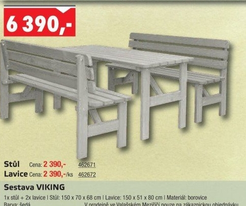 Zahradní set Viking