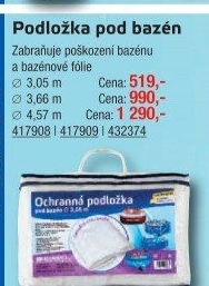 Ochranná podložka pod bazén Marimex