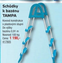Schůdky k bazénu Tampa Marimex