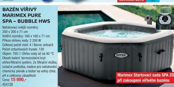 Nafukovací bazén Pure Spa Bubble Marimex