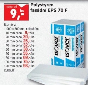 Polystyren fasádní Isover EPS