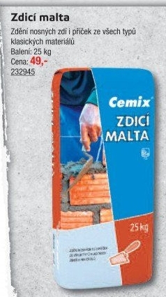 Zdící malta Cemix