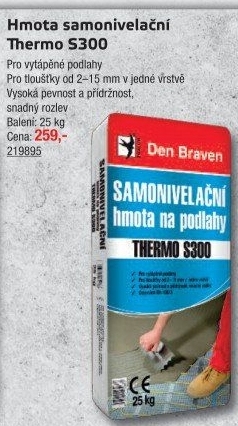 Samonivelační hmota na podlahy Premium Den Braven