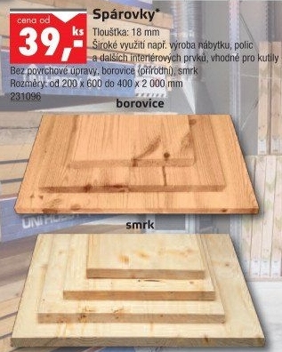 Deska - Spárovka