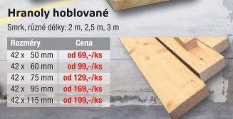 Hoblovaný hranol