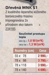 Dřevěné střešní okno