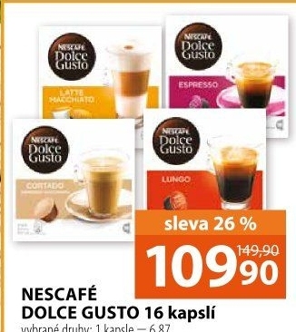 Kapsle Dolce Gusto Nescafé