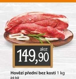 Hovězí přední bez kosti - krk