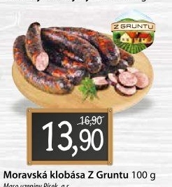 Moravská klobása Z Gruntu