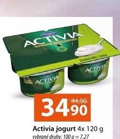 Bílý jogurt Activia Danone