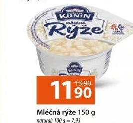 Mléčná rýže Kunín