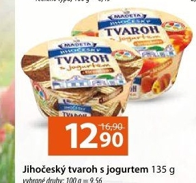 Dezert tvaroh s jogurtem jihočeský Madeta