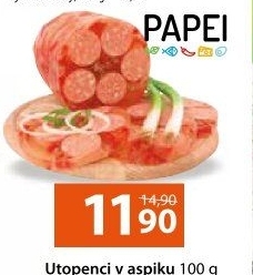 Utopenci v aspiku Lahůdky Papei