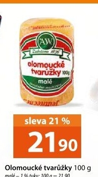 Sýr tvarůžky olomoucké A.W.