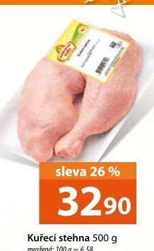 Stehna kuřecí mražená Vodňanské kuře