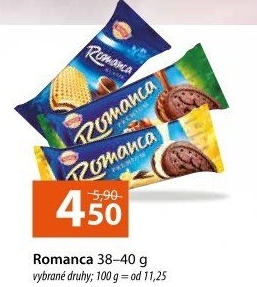Oplatky Romanca Sedita
