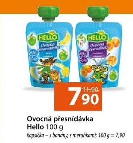 Ovocná kapsička Hello