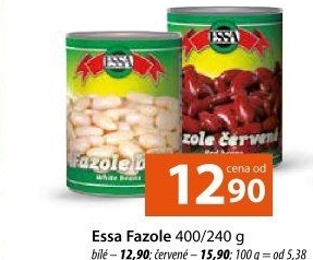 Fazole bílé Essa - konzerva