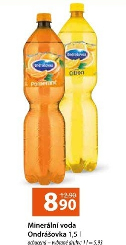 Voda ochucená Ondrášovka