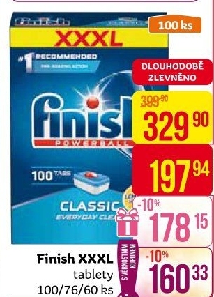 Tablety do myčky Finish