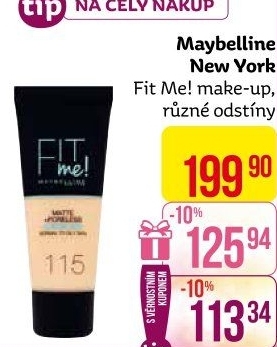 Make up Fit me! Matte + Poreless Maybelline