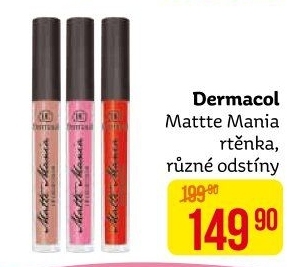 Rtěnka Matte Mania Dermacol