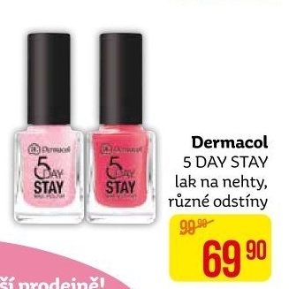 Lak na nehty 5 Day Stay Dermacol