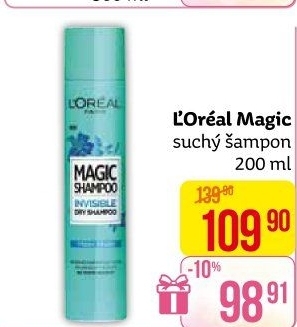 Suchý šampon Magic L'