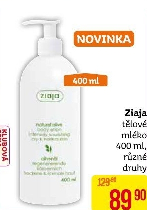 Tělové mléko Ziaja