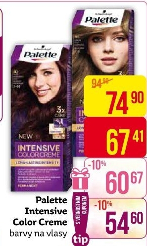 Barva na vlasy Intensive Color Creme Palette Schwarzkopf