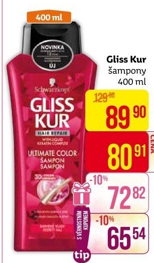 Šampon Gliss Kur Schwarzkopf