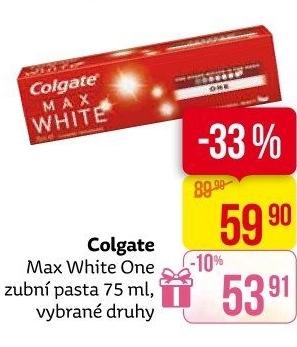 Pasta na zuby Max White One Colgate