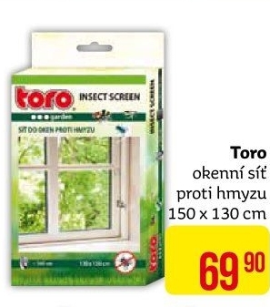 Okenní síťproti hmyzu Toro