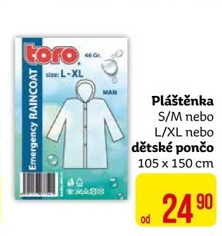 Pláštěnka Toro