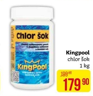 Přípravek do bazénu tablety Chlor Šok Kingpool