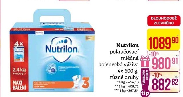 Kojenecké mléko Nutrilon