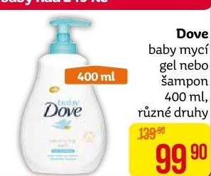 Mycí gel Baby Dove