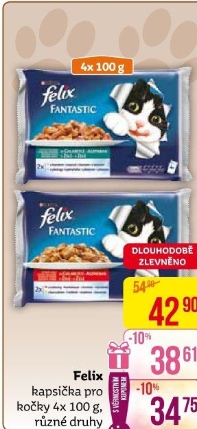 Kapsičky pro kočky Felix Purina