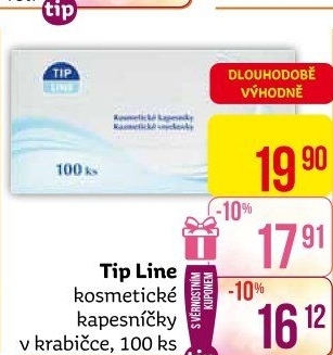 Papírové kapesníčky Tip Line - box