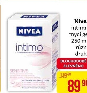 Intimní emulze Intimo Nivea