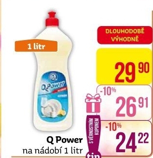Prostředek na nádobí Q Power