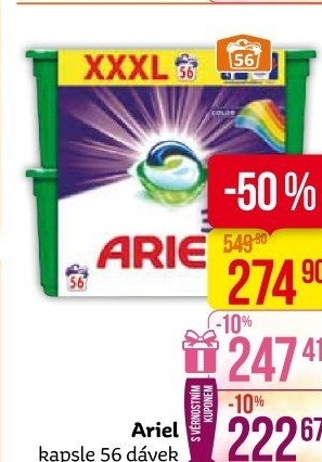 Prací kapsle 3v1 Ariel