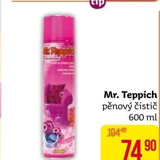 Pěna čisticí na koberce a čalounění Mr. Teppich