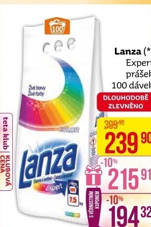 Prací prášek Lanza