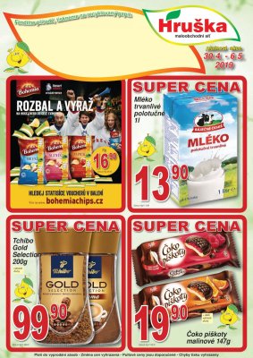 akční leták Hruška 30.4.2019-6.5.2019