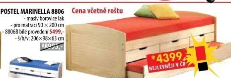 Jednolůžko MARINELLA