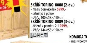 Skříň 2dveřová TORINO