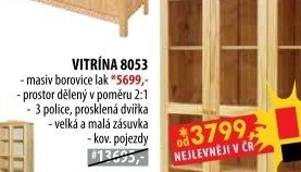 Vitrína třídveřová 8053